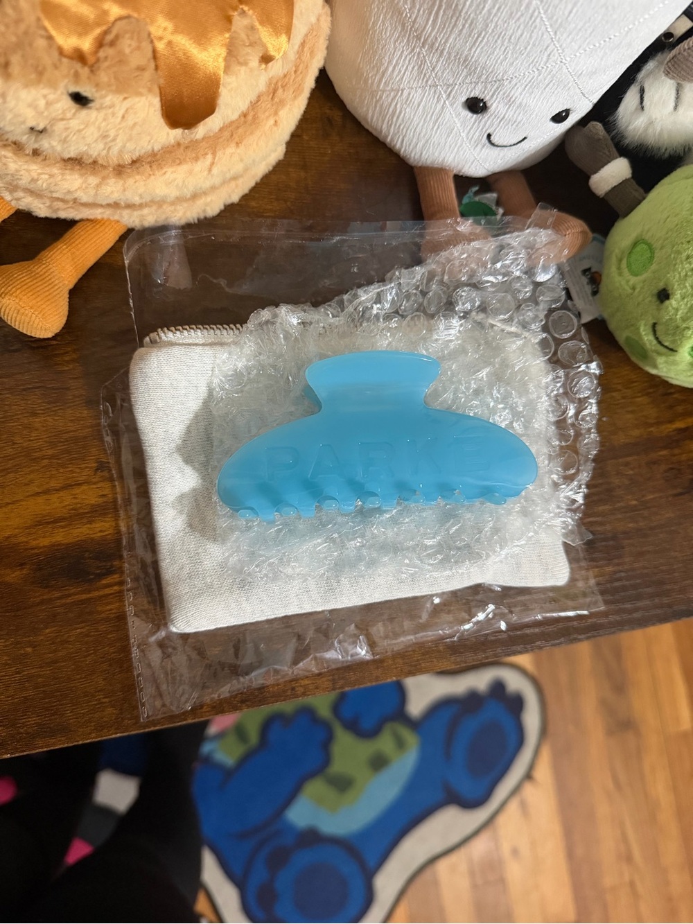 Sky Blue Hair Clip - Parke (Brand) Lightweight Claw Clip